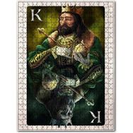Cakapuzzle Iskambil Kağıdı ve Ölüm Figürü Görseli 120 Parça Puzzle