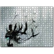 Cakapuzzle İskeletten Ayrılan Kuşları Ahşap 1000 Parça Puzzle