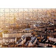 Cakapuzzle İskoçya Edinburg Yüksekten Şehir Manzarası 120 Parça Ahşap Puzzle