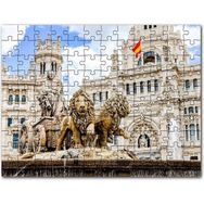 Cakapuzzle Ispanya Madrid Kibele Çeşmesi Aslan Görseli 120 Parça Puzzle
