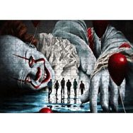 Cakapuzzle It Filmi Karakteri Palyaço ve Kurbanları Mdf 255 Parça Puzzle