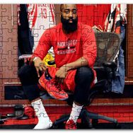 Cakapuzzle James Harden Houston Basketbolcu Mdf 1000 Parça Puzzle
