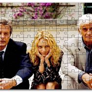 Cakapuzzle Jean Paul Belmondo Alain Delon Vanessa Paradis Mdf 500 Parça Puzzle