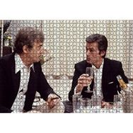 Cakapuzzle Jean Paul Belmondo ve Alain Delon Mdf 1000 Parça Puzzle