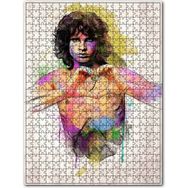 Cakapuzzle Jim Morrison Kalp Figürü Görseli Ahşap 1000 Parça Puzzle