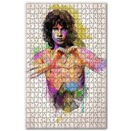 Cakapuzzle Jim Morrison Kalp Figürü Görseli Ahşap 255 Parça Puzzle