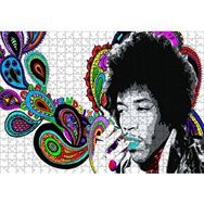 Cakapuzzle Jimi Hendrix Soyut Şekiller Mdf 500 Parça Puzzle