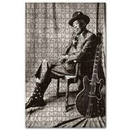 Cakapuzzle John Lee Hooper ve Gitarı Sb 120 Parça Puzzle