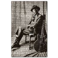 Cakapuzzle John Lee Hooper ve Gitarı Sb Ahşap 255 Parça Puzzle