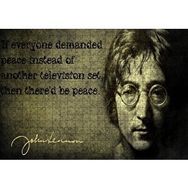 Cakapuzzle John Lennon Barış Mottosu Mdf 500 Parça Puzzle