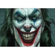 Cakapuzzle Joker Gülümsemesi Yağlı Boya Resmi Mdf 120 Parça Puzzle