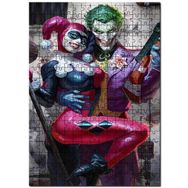 Cakapuzzle Joker ve Harley Quinn Çizgi Roman Görseli Mdf 120 Parça Puzzle