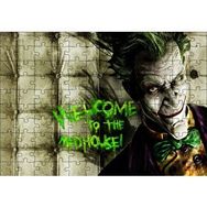 Cakapuzzle Joker Welcome To The Madhouse Palyaço Mdf 120 Parça Puzzle