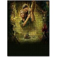 Cakapuzzle Jumanji Emily Blunt Dwayne Johnson Ahşap 1000 Parça Puzzle