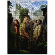 Cakapuzzle Jumanji the Next Level Dwayne Johnson Ahşap 1000 Parça Puzzle