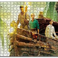 Cakapuzzle Jumanji Vahşi Orman Güvertede Maceracılar Mdf 120 Parça Puzzle