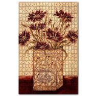 Cakapuzzle Kahve Ambalafından Saksıda Çiçek Görseli Ahşap 1000 Parça Puzzle