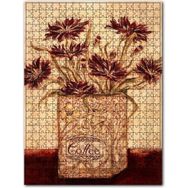 Cakapuzzle Kahve Ambalafından Saksıda Çiçek Görseli Ahşap 255 Parça Puzzle
