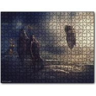 Cakapuzzle Kale Yüzen Kayalık Kız ve At Mdf 255 Parça Puzzle