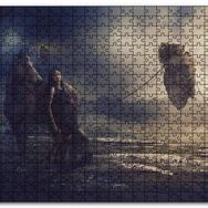 Cakapuzzle Kale Yüzen Kayalık Kız ve At Mdf 500 Parça Puzzle