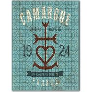 Cakapuzzle Kalp Ok Tasarımlı Çapa Tarz Görseli 255 Parça Puzzle