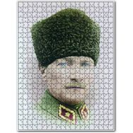 Cakapuzzle Kalpaklı Atatürk Portresi Renkli Görsel Ahşap 500 Parça Puzzle