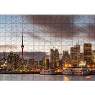 Cakapuzzle Kanada CN Tower ve Gökdelenler 120 Parça Ahşap Puzzle