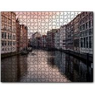 Cakapuzzle Kanal ve Etrafındaki Binalar Mdf 120 Parça Puzzle