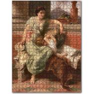 Cakapuzzle Kanepede Oturan Kadın Dizinde Uyuyan Kız Ahşap 1000 Parça Puzzle