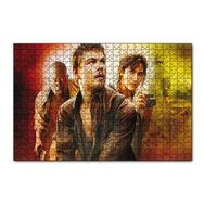 Cakapuzzle Kanlı Elmas Leo ve Jennifer Afiş 120 Parça Ahşap Puzzle