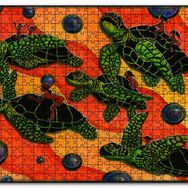 Cakapuzzle Kaplumbağa İnsan Figürü Ahşap 255 Parça Puzzle