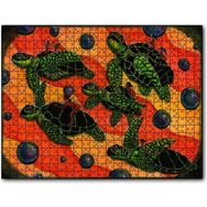 Cakapuzzle Kaplumbağa İnsan Figürü Mdf 120 Parça Puzzle