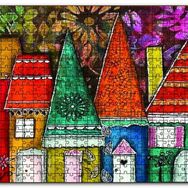Cakapuzzle Kaprisli Ev Boyama Mdf 120 Parça Puzzle