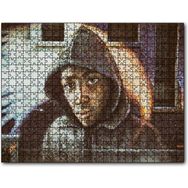 Cakapuzzle Kapşonlu Siyahi Çocuk Duvar Boyama Mdf 120 Parça Puzzle