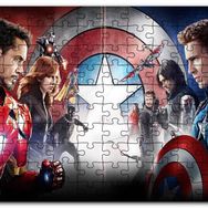 Cakapuzzle Kaptan Amerika Savaş Karınca Adam Panter Marvel Mdf 120 Parça Puzzle