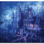 Cakapuzzle Karanlık Kale Yıldırım Fantezi Animasyon Film Mdf 255 Parça Puzzle