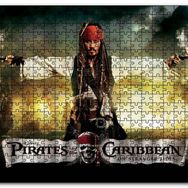 Cakapuzzle Karayip Korsanları Jack Sparrow Film Mdf 120 Parça Puzzle