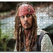 Cakapuzzle Karayip Korsanları Jack Sparrow Şaşkın Mdf 120 Parça Puzzle