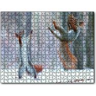 Cakapuzzle Karda Oynayan Sincaplar Mdf 120 Parça Puzzle