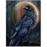Cakapuzzle Karga ve Ay Tutulması Dijital Çizim Ahşap 1000 Parça Puzzle
