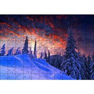 Cakapuzzle Karla Kaplı Tepeler ve Mor Gökler Mdf 120 Parça Puzzle