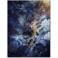 Cakapuzzle Karların İçinden Fırlayan Vahşi Kurt Ahşap 1000 Parça Puzzle
