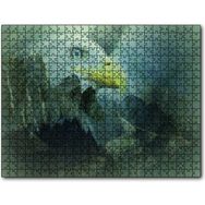 Cakapuzzle Karlı Dağlar Sarı Gagalı Kartal Ahşap 500 Parça Puzzle