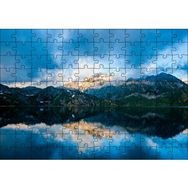 Cakapuzzle Karlı Dağlar ve Berrak Göl 120 Parça Ahşap Puzzle