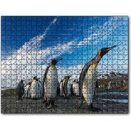 Cakapuzzle Karlı Topraklar ve Penguenler Mdf 120 Parça Puzzle