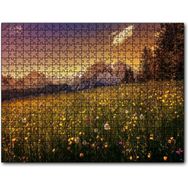 Cakapuzzle Karlı Zirveler ve Karahindiba Çiçekleri 255 Parça Puzzle