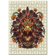 Cakapuzzle Kartal Kuru Kafa Illütirasyon Görsel Mdf 1000 Parça Puzzle