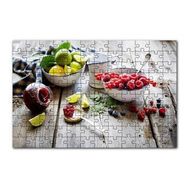Cakapuzzle Kasede Ahududu Kızılcık Limon Lime ve Reçel Kavanozu 120 Parça Puzzle