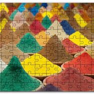 Cakapuzzle Kaselerde Renkli Toz Baharatlar Mdf 120 Parça Puzzle
