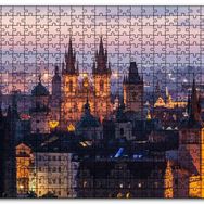 Cakapuzzle Katedral ve Akşam Işıkları Mdf 120 Parça Puzzle